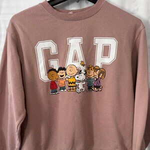 GAP Factory/Gap Peanuts Relaxed Logo Sweatshirt/Size-M